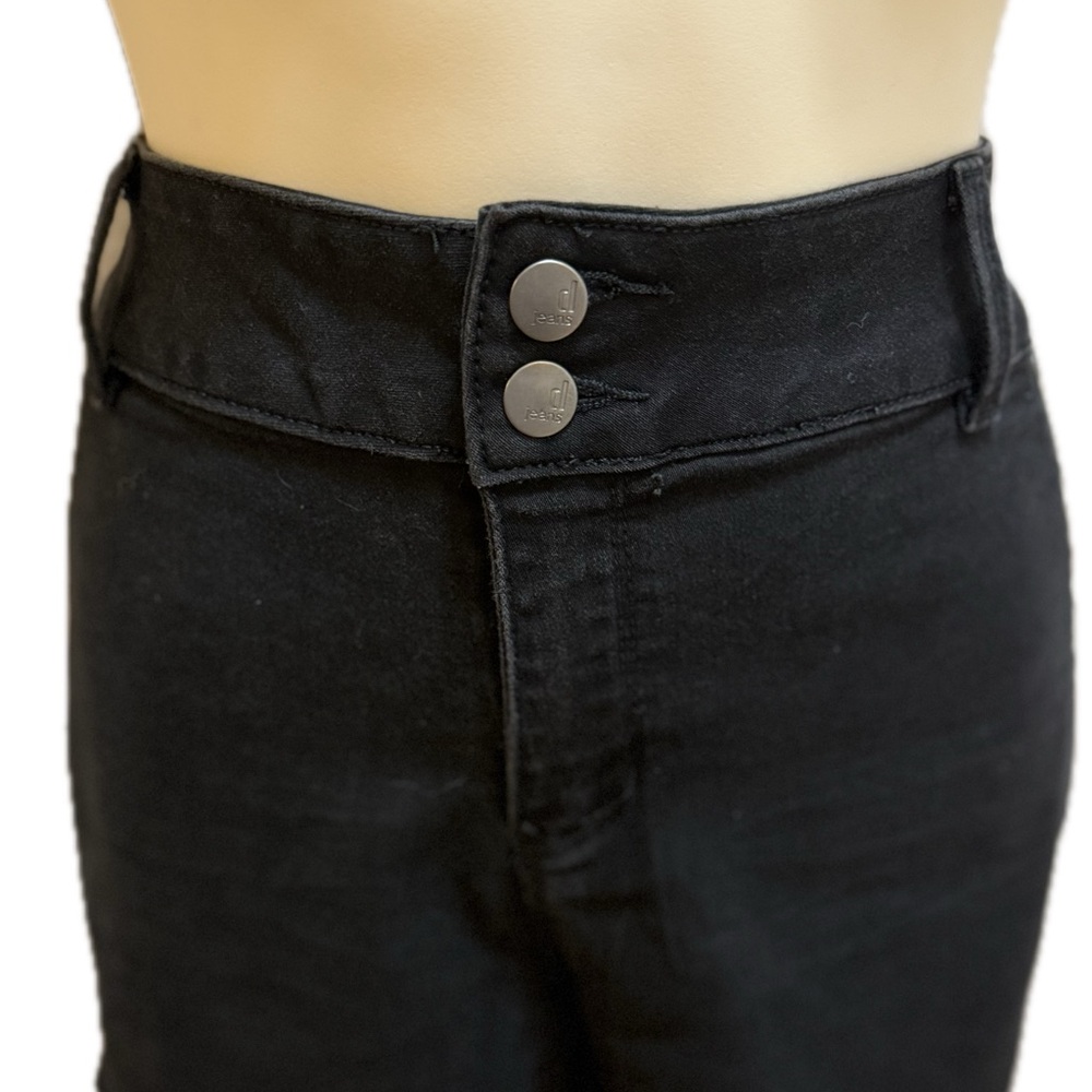 d. jeans Black Jean Shorts Classic Style